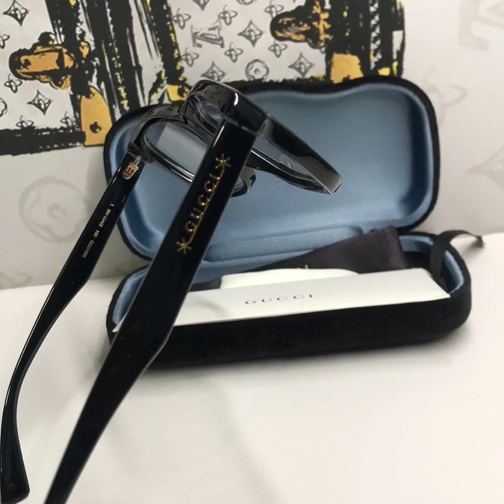 Luxury New Authentic Gucci GG1177O 004 Eyeglasses